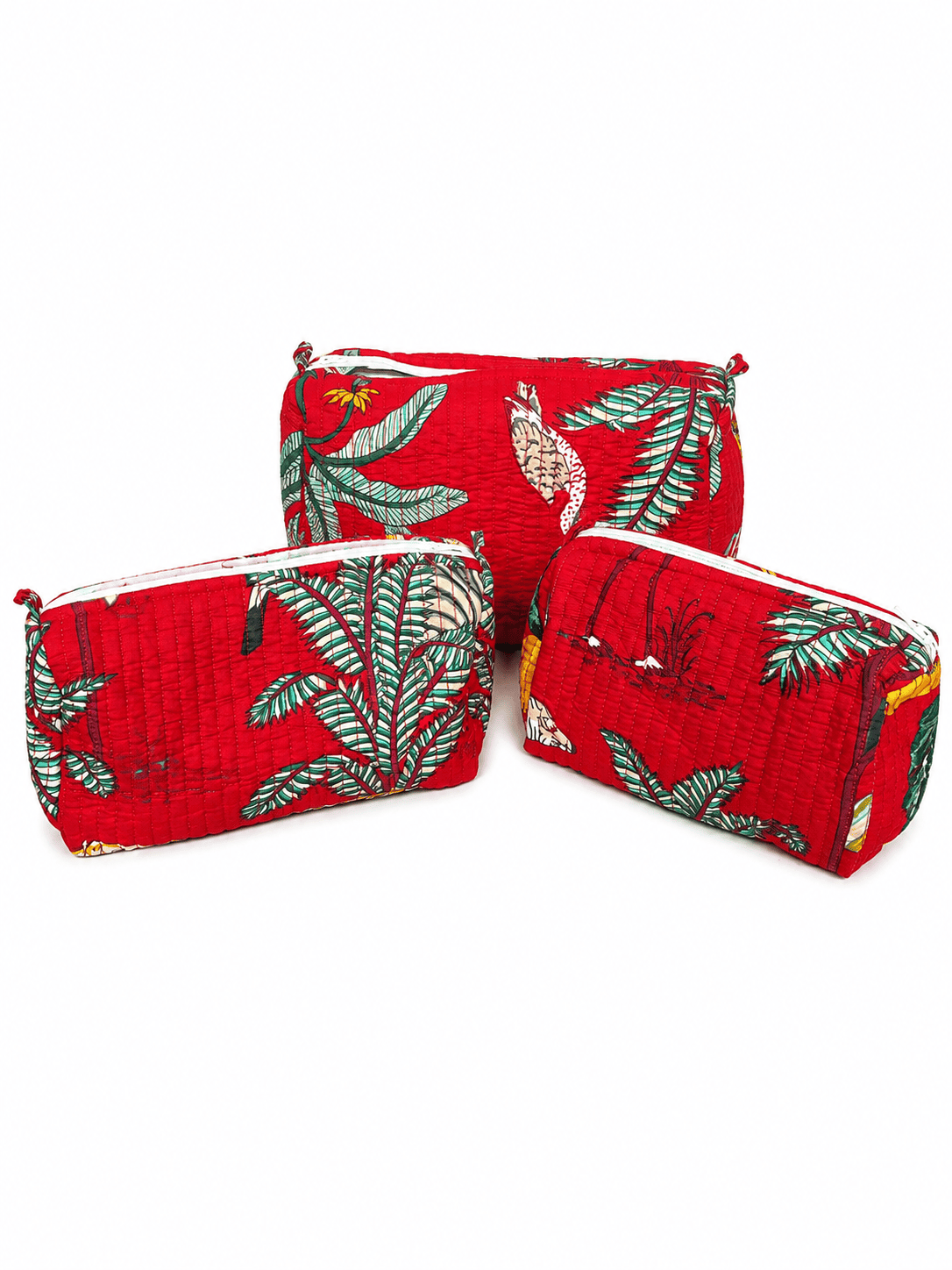 Jungle Print Set of 3 Pouch